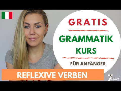 Reflexive Verben Italienisch | GRATIS Grammatik Kurs