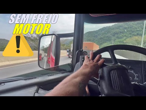 Descending the mountain fully loaded without engine braking! And the problems keep appearing!