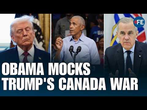 'They're The Nicest People...' Obama Mocks Trump's Canada War With 'Well Known Evil Empire' Swipe