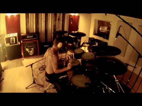 DUST BOLT Studio 2013 Teaser #1 Nico - Drum recording