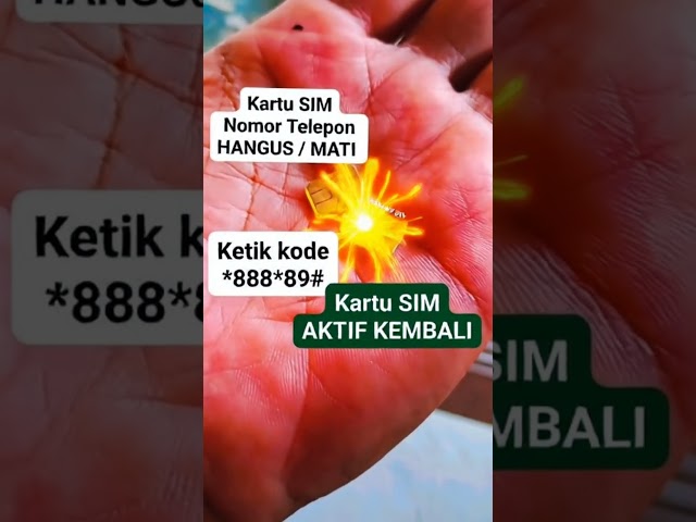 Cara Mengaktifkan Kartu SIM Telopon Mati
