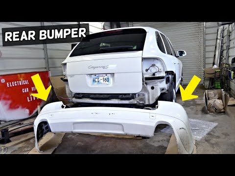 HOW TO REMOVE AND REPLACE REAR BUMPER COVER ON PORSCHE CAYENNE