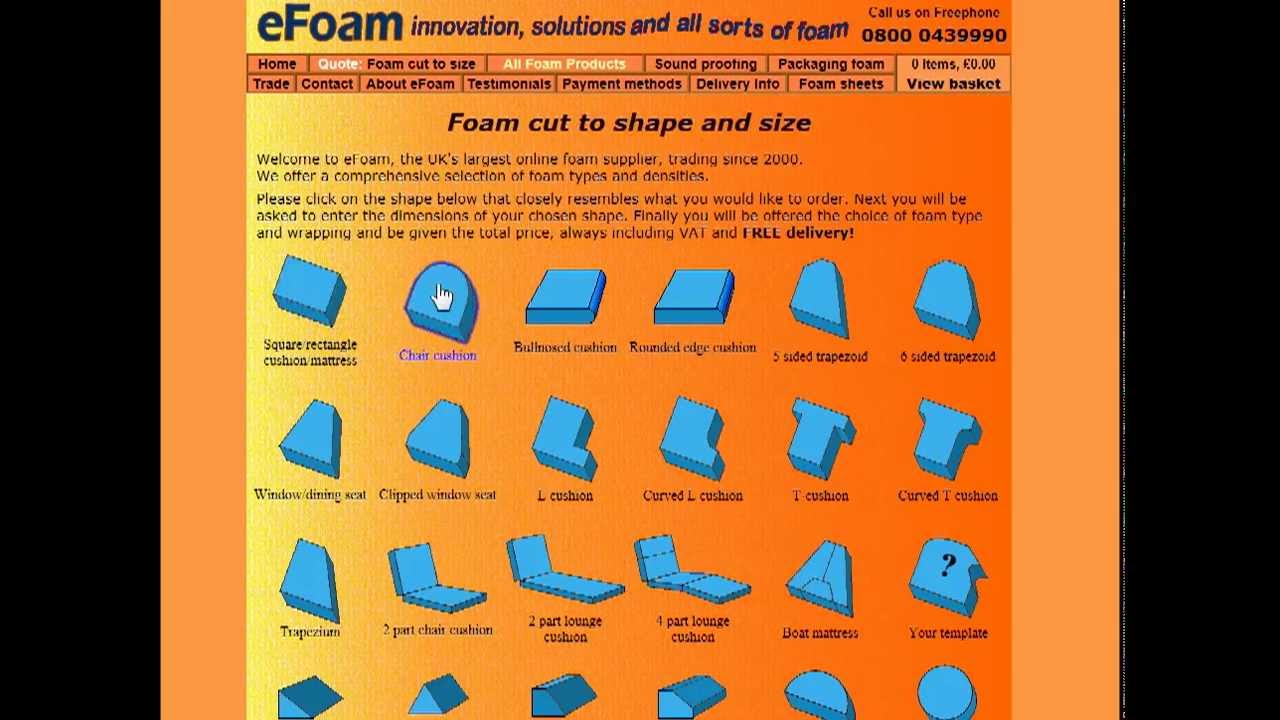 Foam cut to size online guide