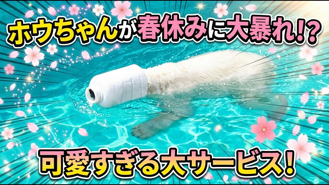 ホウちゃんが💗春休みに大暴れ⁉可愛すぎる大サービス【天王寺動物園】