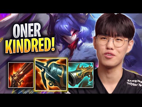ONER DESTROYING WITH KINDRED! - T1 Oner Plays Kindred JUNGLE vs Nidalee! | Season 2023