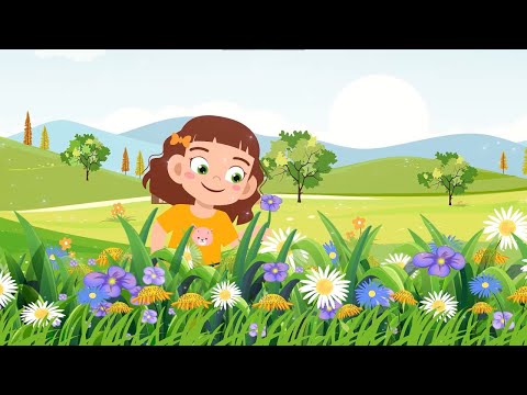 Colaj cântece pentru copii - Primăvara cu alaiul ei de flori și voie bună