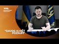 Zelenski spreekt wereldleiders en top bedrijfsleven toe tijdens World Economic Forum