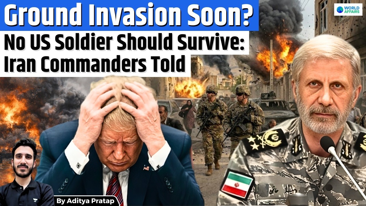 Iran Warns US: “No Soldier Will Survive” | US vs Iran Ground War Imminent?
