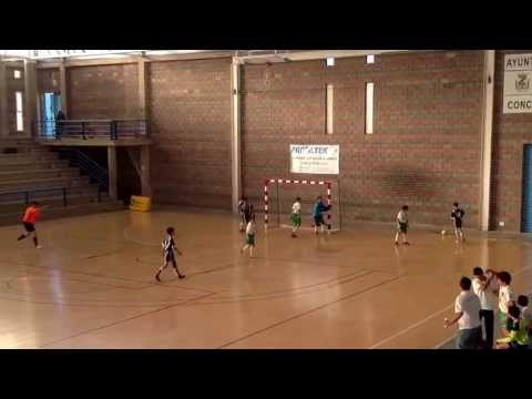 Teror fs vs Doctoral copa alevin 4-3 oportunidad de Rubén pase de Yonay