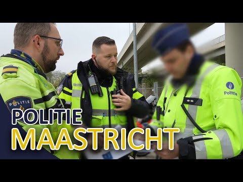 Politie Maastricht | Grote politiecontrole | Drugs aangetroffen | Belgische politie