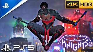 Gotham Knights PS5 - Nightwing Free Roam Gameplay (4K)