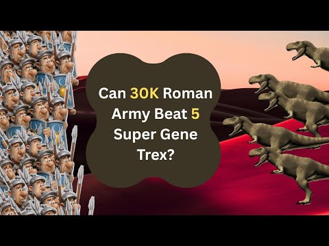 5 Trex Vs 30000 Ancient Swordsmen | English | US | United States