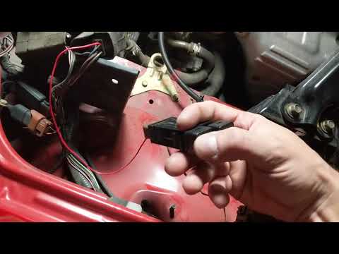 Miata NB2 manual fan(s), relay locations, and how to switch.