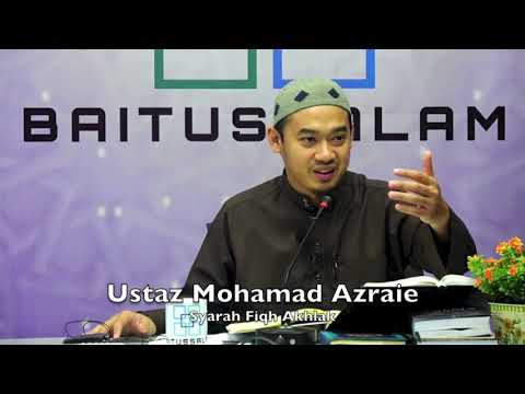 20190326 Ustaz Mohamad Azraie : Syarah Shahih Muslim