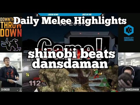 Daily Melee Highlights: shinobi beats dansdaman
