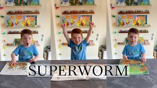 Story Time with Carter - Superworm! Cooking with Carter