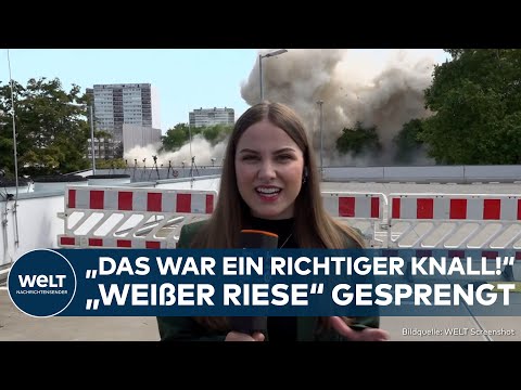 DUISBURG: Nächster "Weißer Riese" liegt in Schutt und Asche! Problemhochhaus wird gesprengt