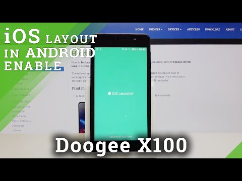 How to Apply iOS Launcher in Doogee X100 – Set Up Apple Layout
