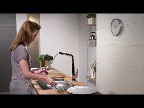 Обзор смесителя для кухни Hansgrohe Metris Select M71 320 2jet 14820000