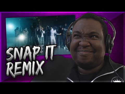 SR x Loski x #ActiveGxng Suspect x SD x Trap - Snap It Remix (Official Video)(REACTION)