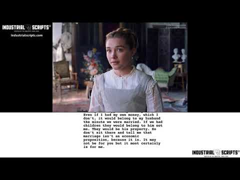 Classic Movie Scenes: LITTLE WOMEN (2019) // Marriage Is an Economic Proposition / Script-to-Screen