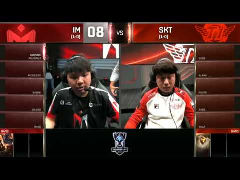 IM vs SKT | LoL Esports 2016 World Championship | I May vs SKT Telecom T1