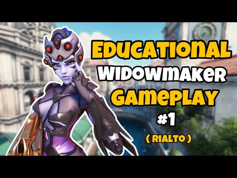 EDUCATIONAL WIDOWMAKER GAMEPLAY PART 1 ( Rialto ) | Overwatch 2