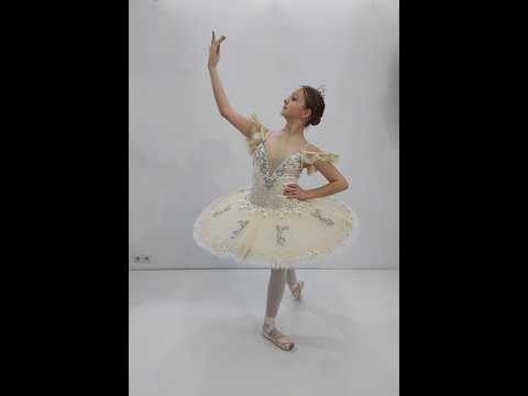Stage ballet costume Fairy Dragee Sugar Plum Fairy and for various roles The Nutcracker F 0456 - video 3