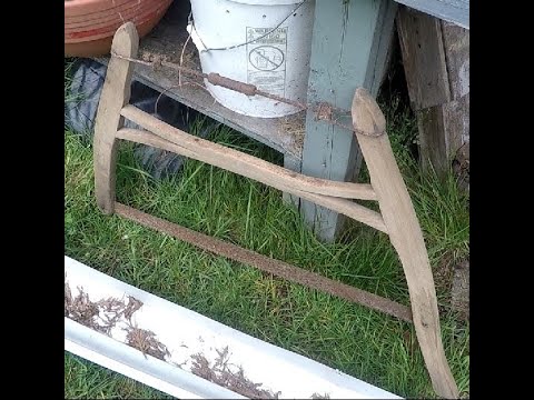 Antique Trojan Buck Saw Restoration