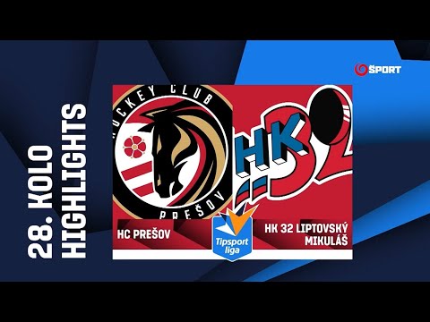 28. kolo: HC Prešov - HK 32 Liptovský Mikuláš 0:3 (0:1, 0:0, 0:2)
