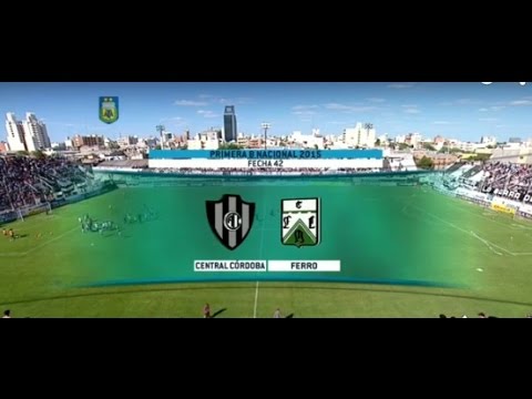 Fútbol en vivo. Central Córdoba - Ferro. Fecha 42 Primera B Nacional 2015. FPT.