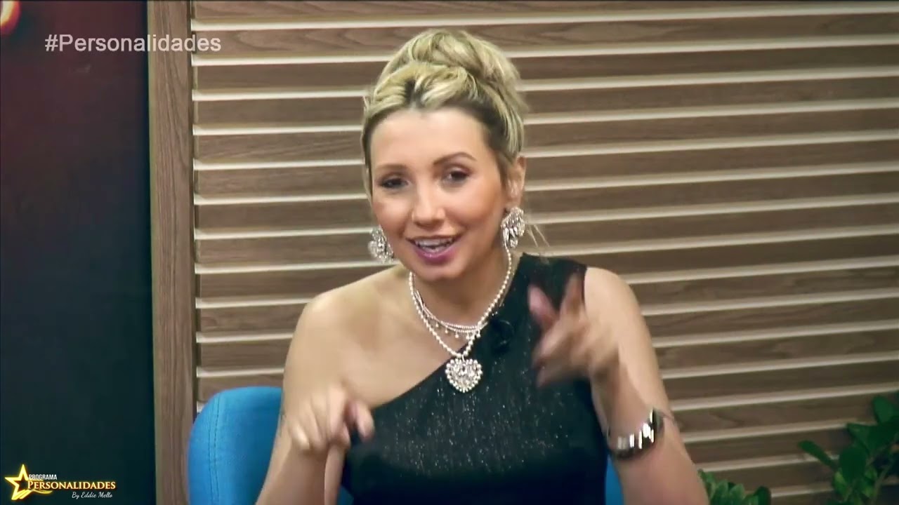 CHALINE GRAZIK NO PROGRAMA PERSONALIDADES BY EDDIE MELLO