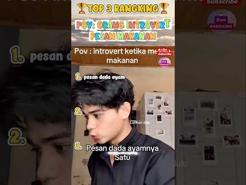 pov: orang introvert pesan makanan! no 1 gak ekspek bgt😭🤣 #shorts