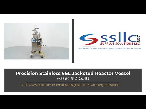 Precision Stainless 66L Jacketed Reactor Vessel With Sharpe Mixers Agitation