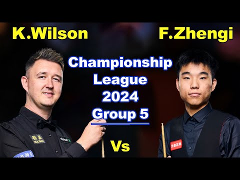 SNOOKER HIGHLIGHTS KYREN WILSON VS FAN ZHENGYI CHAMPIONSHIP LEAGUE 2024 - GROUP 5