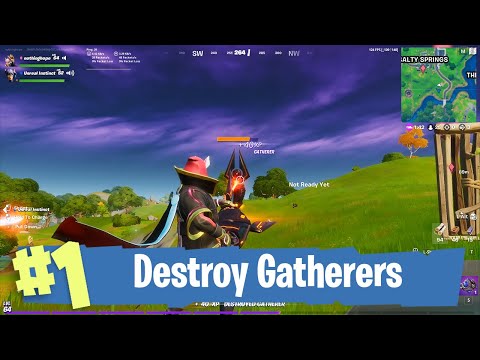 Destroy Gatherers All Locations - Fortnite Week 4 Challenges