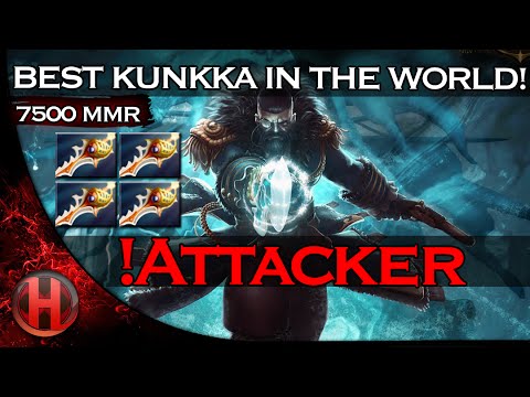 MOST EPIC KUNKKA EVER - !Attacker Best Kunkka Dota 2