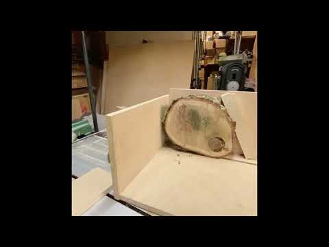 Baumscheiben mit der Bandsäge schneiden