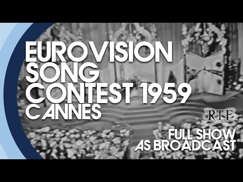 EUROVISION SONG CONTEST 1959 FULL SHOW (AS BROADCAST) CANNES, FRANCE (RTF)