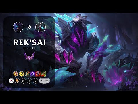 Rek'Sai Jungle vs Ekko - KR Master Patch 12.22