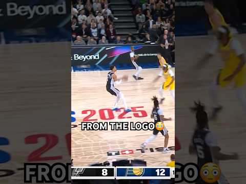 Wemby from the logo early! 😳