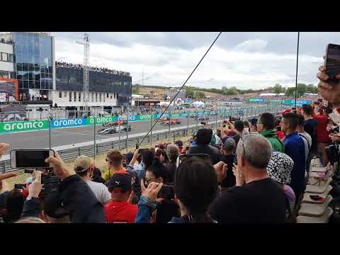 4K | 2022 Hungarian Grand Prix START from Hungaroring!!! Super Gold row 7