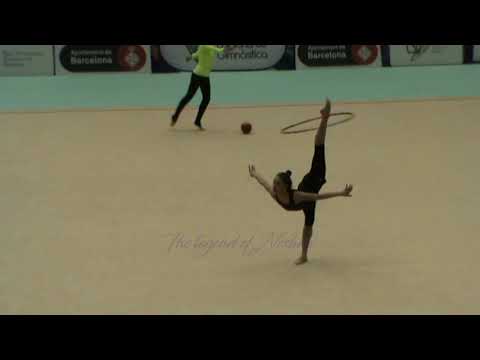 Natalia GARCIA TIMOFEEVA (ESP) hoop - 2015 Trofeu ciutat de Barcelona trainings