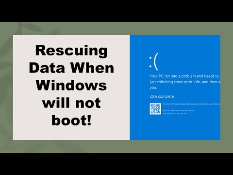 , title : 'How to Rescue Data when Windows will not Boot'