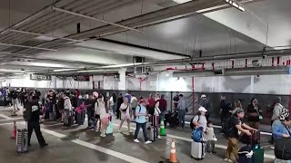 Long TSA Wait Times at Hobby Airport