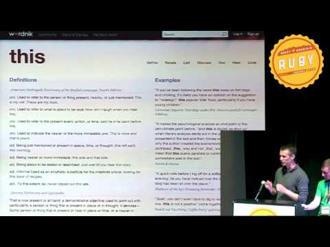 Rocky Mountain Ruby 2012 - This is the problem by Drew Neil