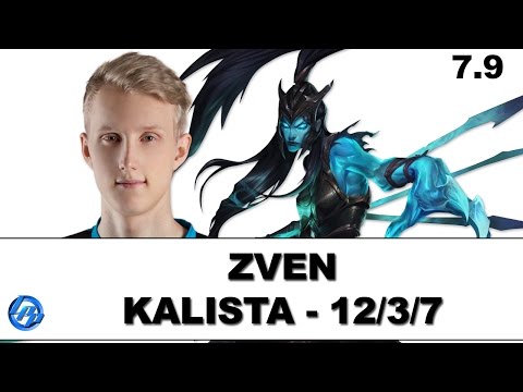 G2 Zven(Kalista) vs Pain Matsukaze(Caitlyn) - Patch 7.9