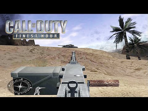 Call of Duty Finest Hour British Mission 11 A Desert Ride walkthrough PS2 PCSX2 1440P 2K