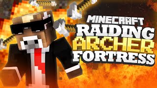 RAIDING ARCHER FORTRESS ( Minecraft Capture the Wool - Minigames )