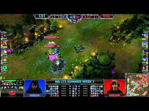 Team Coast (CST) vs Team Vulcun (VUL) || NA LCS Summer 2013 W7D1 || Full Game HD